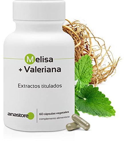 Mélisse + Valériane * 400 mg / 60 gélules * Contre les troubles du sommeil et du stress* Fabriqué en FRANCE