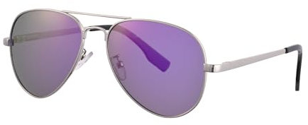 COASION Pilotenbrille Polarisierte Sonnenbrille klein für Herren Damen Polarisiert UV400 Schutz Retro Piloten Sonnenbrillen Vintage, 52MM