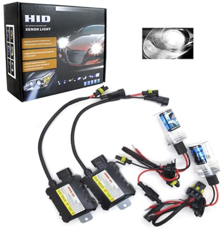 BOOMBOOST HID Xenon-Brenner kit H4 Xenon-Licht Ballasts Entladungslampe Schlank HID Lampen Scheinwerfer Nachrüstsatz Set Schnellstart Ersatzlampen 12V 55W 5000K