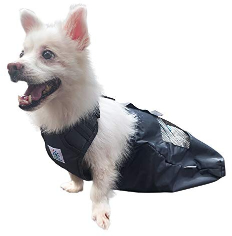 derYEP Dog Drag Bag Durable Indoor Wheelchair Alternative for paralyzed Disabled Back Rear Legs Dog Protects Chest and Limbs (XS/S)