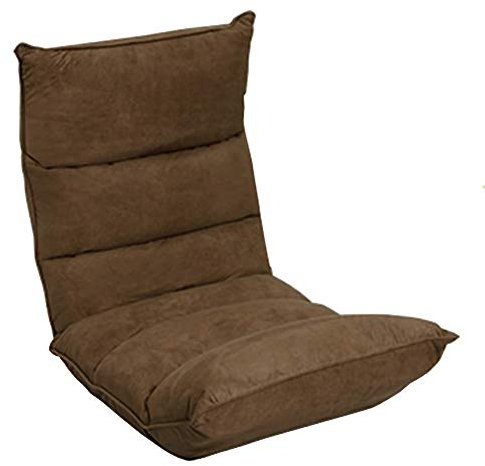 FUFU Deckchairs Lounge Chair, Verstellbarer Stuhl Faltbare Verstellbarer Erker Waschbare Jacke Klappbar (Color : Brown)