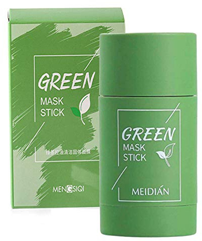 Green Tea Purifying Clay Stick Mask, Face Moisturizes Oil Control, Deep Clean Pore, Exfoliating, Brighten The Skin,for All Skin Types Men Women (Green Tea)