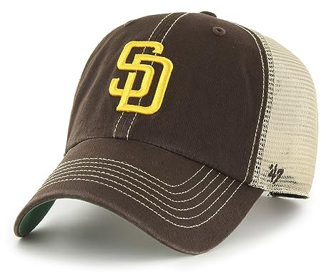 '47 MLB San Diego Padres Cleanup Trawler Trucker Basecap Cap Kappe Baseball Baseballcap
