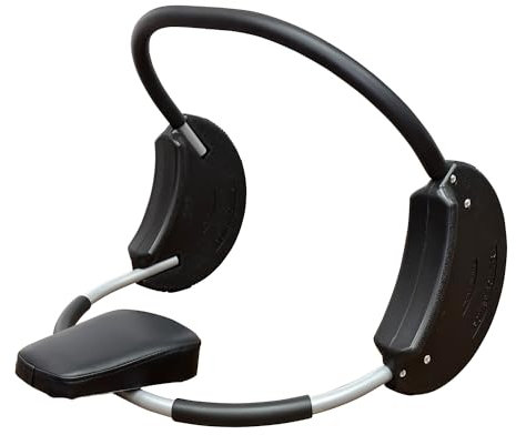 Sport-Thieme Bauchtrainer Power Ab Roller | Trainiert effektiv die Bauchmuskeln | Ergonomisch geformte Bügel | Verstellbares Kopfpolster | Kopfpolster aus Schaumstoff | 70x62x60 cm