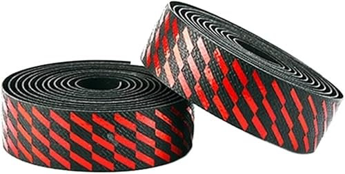 Fahrrad-Lenkerband,Lenkerband, Fahrrad-Lenkerband, Straße, Diamant-Pailletten-Stil, Lenkerband, Wickelung, Radfahren, Farbverlauf, Lenkerbänder, Befestigungsgurte (Farbe: Rot) (Farbe: Gelb) (Farbe: Ge