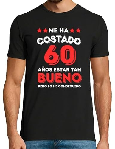 latostadora Camisetas Regalo 60 Cumpleaños Hombre - Camiseta 60 Años Hombre - Camiseta Graciosa Regalo Cumple - Regalos Originales Hombre 60 años - Ideas para Cumpleaños 60 Años
