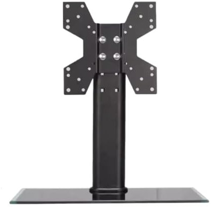 REIFOR Tv Ständer Fernsehständer Universeller TV-Ständer/Tisch-TV-Ständer Für 14- Bis 32-Zoll-Fernseher, Robuster Sockel Aus Gehärtetem Glas, Hält Bis Zu 44 Pfund Fernseher Ständer