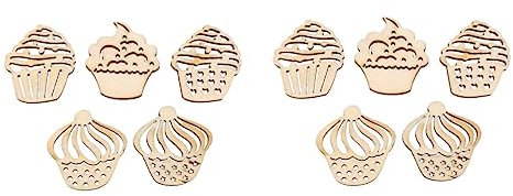 DIYEAH 100 Stk Bastelmaterial aus Holz bastelzeug für kinder scrapbbok ziernieten educational toys verkleidung plakafarbe holzbrettchen Holzstücke hölzerne Verzierungen Holzscheibe Bambus