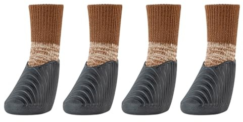 Hundeschuhe,Pfotenschutz Hund 4 Teile/Satz Hund Pfote Protecto Stiefel Wasserdicht Regen Winter Haustier Schnee Schuhe Welpen Socke Schuhe Mit Antislip Weiche Wandern Und Laufen(1,M)