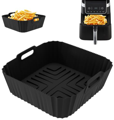 Forros de silicona para freidora Ninja, reutilizables para Ninja AF180EU, AF140EU, PRO 4.7L, 6.2L