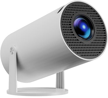 Boannice Proiettore 4k 1080P Full HD, Proiettore Home Theatre a LED per Telefono Mobile/TV Stick/PC con WiFi 6, BT 5.0, Correzione Auto Keystone, Rotazione di 180 Gradi, Sistema Operativo Android 11.0