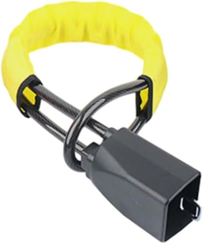 LMYSLCDW Serratura del Volante Twin Bar per FJ Cruiser 2007-2023, Serratura del Volante dell'automobile Antifurto della Serratura dell'automobile Lunghezza Regolabile,Yellow