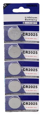 3V CR2025 Button Battery Coin Cells Button Batteries For Low Power Devices Electronics (Pack Of 5PC/10PC)