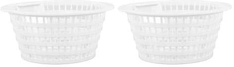 Xyntor 2PCS Skimmer Basket for Pool & SPA | Tough Debris Removal Basket | Replacement for Model 8928 | Sturdy Plastic Construction | 15.7x15x7cm Size