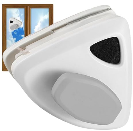 Limpia Ventanas Magnético Limpiador De Cristal Doble Cara Para Edificios Altos 15-24mm, Con Cuerda Seguridad, 2 Esponjas, Profesional, Limpiacristales, Window Cleaner Con Imán