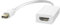 MMOBIEL Mini DisplayPort Thunderbolt to HDMI Adapter Compatible with MacBook Pro, MacBook Air, Mac Mini, Microsoft Surface Pro 3/4 and more- Mini DP to HDMI Converter - Gold-Plated Thunderbolt - White