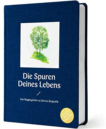 Die Spuren Deines Lebens/Schreibe Deine Biografie | DIY Biographie | Wegbegleiter Tagebuch | Selbstreflexion & Qualitätszeit Buch | strukturierter Guide zur eigenen Biographie