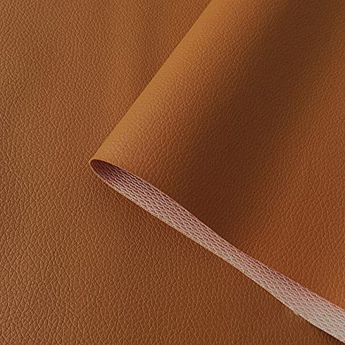 Konstläder Konstläder För Klädsel Möbler Soffa Stol Bilar Väskor Hantverk Örhängen Tillverkning Sömnad DIY Hantverk 160 Cm Bred Säljs Per Meter(Color:Kamelfärg)