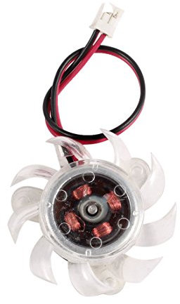 35 mm Transparent Carte Graphique VGA Ventilateur de Refroidissement Dispositif de Refroidissement pour PC