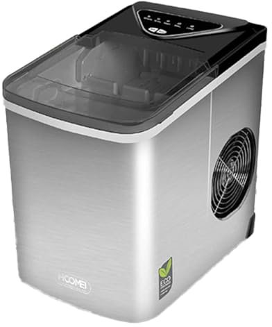 Silensiozo ismaskin, 100 W, ismaskin 12 kg små och stora kuber på 24 timmar lika med 1 400 st, hushållsmaskin, cocktailöl, vattentank 2 liter