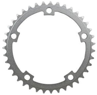 GFDSGRE Kettenblatt 39T 44T 48T 53T 130 BCD Kettenblatt Rennrad Fixed Gear Fahrrad Faltrad Kettenrad Einzelnes Fahrrad Kettenblatt Fahrradteile Kettenblatt 38 ZäHne(39T Silver)