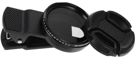 Handy Objektivfilter Tragbarer Nd2-400 aus Aluminiumlegierung 37mm | 1 Satz mit Clip und Aufbewahrungstasche, Optische Ausführung, für Smartphone Kamera bei Meer und Verkehr