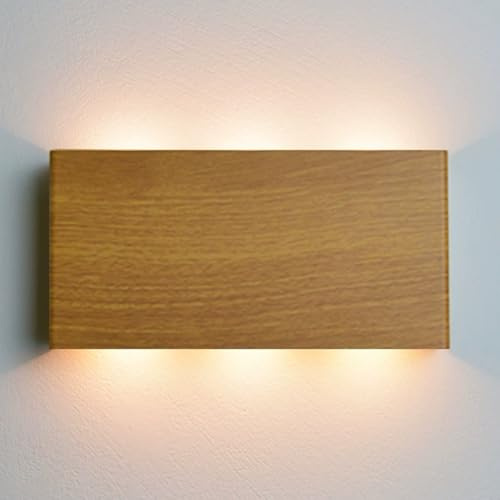 Lampada da parete da comodino, applique da parete in metallo ultrasottile, lampada da parete con illuminazione su e giù con funzione di interruttore a sfioramento, lampade da parete a LED moderne - 6W