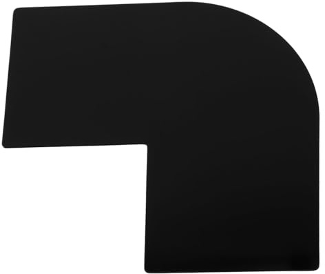 HAMPPLIES Outil Multifonction de Mise de Barbe et Ligne des Cheveux pour Homme en Pvc Noir, Portable et Précis, Guide Pratique pour Barbiers et Coiffure Stylée