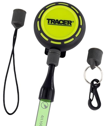 TRACER Retractable Holster (Pencil Pull) – Heavy-Duty Belt Clip | Carabiner & Lanyard Attachments | Quick-Access Retraction | Compatible with TRACER Deep Hole Pencils & Carpenters Pencils