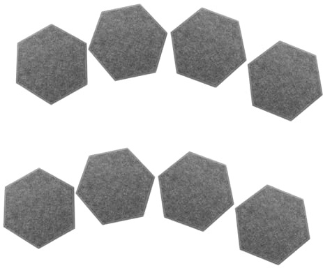 BESPORTBLE 8pcs Felt Sound Absorbing Panels for Walls Noise Reducing Acoustic Wall Panels Decor for Home Office