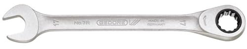 GEDORE 1500 CT1-7 R Satz Maulschlüssel mit Ringratsche in Check-Tool-Modul, 1 Stück