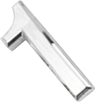 Générique Moderne Argent/Or 3D Numéro de Maison 0-9 Chiffre Auto-adhésif, Argent1, 5X3X0.6cm