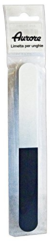 Aurore Lima Unghie Lucidante 3 Usi, per Manicure/Pedicure Professionale e Doppio Lato Abrasivo