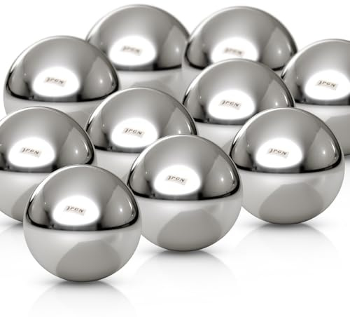 (10 Pieces) PGN - 1/2 (0.5) Inch AISI 440 Stainless Steel Bearing Ball G25 Precision