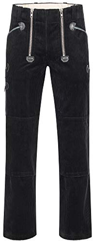 Reuschenbach Zunfthose Trenkercord ohne Schlag mit Kniepolstertaschen, Verschiedene Größen (48)