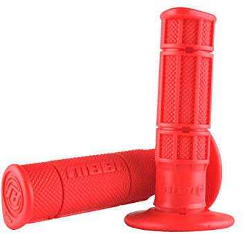 nibbi Universal Motorrad Lenkergriffe Griffe 22 mm - 24 mm Off-Road Motorrad Griff utschfest Haltbar für Motocross Gasgriff Anti-Rutsch Motorradgriffe hochwertige