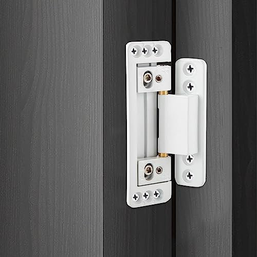 Ultradünne versteckte Türscharniere Unsichtbares Scharnier für Geheimtür Heavy Duty verdeckte Scharniere Verstellbares Hintern Scharnier 12 * 3.7 * 2.2cm