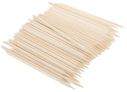 minkissy 300piezas Palillo De Cutícula De Madera Accesorio Para Uñas Unidades Para Manicura