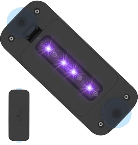 Lumière UV de réparation de vitres de voiture – Lampe à polymérisation en résine pour vitres automobiles, kit de réparation de pare-brise | Conception à ventouse pour une application transparente, out