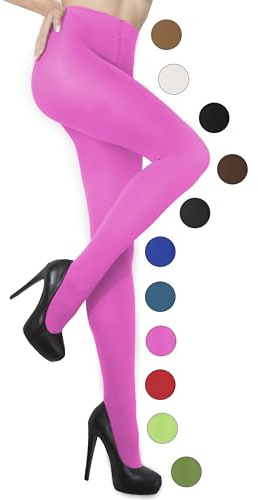 sesto senso strumpbyxor dam ogenomskinliga 50 mikrofibern 3D, Neonrosa, M