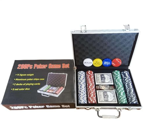 Pokermarker - professionellt set med aluminiumfodral | Pokermarker