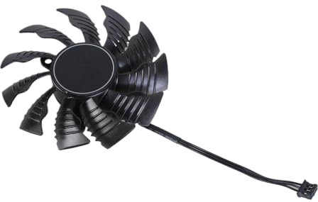 ULIJTH Ventilateur de refroidissement pour carte graphique GTX1650 1630 ITX OC 80 mm 3 broches DC12 V 0,5 A