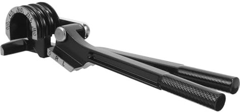 SHINEOFI Piegatubi Manuale in Acciaio Utensile Piegatubi Per Fili Elettrici Per Tubi Rame e Alluminio Piegatrice Per Tubi Smussatrice Senza