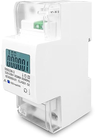 SMTYXS Compteur d'électricité numérique 100A Bi-directionnel Monophasé Active Energy Import Export Kwh Din Rail Watt Hour Compteur D'énergie