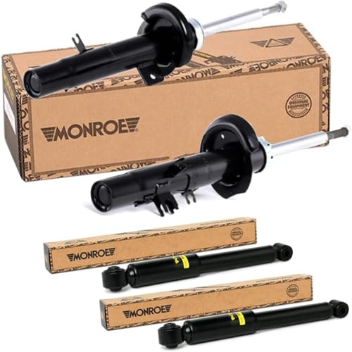 Kit Ammortizzatori Completo Anteriore + Posteriore | Ricambio Premium | Codici Riferimento G8063 / G8064 / G1037 | Compatibili con Punto (199), Punto Evo (199_), Linea (323), Corsa D (S07)