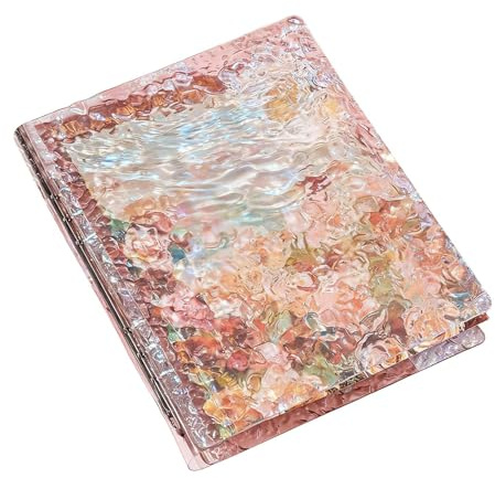 Archivador de fotos para tarjetas – Álbum de almacenamiento A5 con 10 páginas interiores, álbum transparente con 40 ranuras, guardabosques