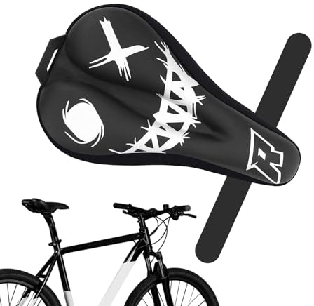 Cykelsadelöverdrag | bekvämt halkfritt | vadderat cykelsadelöverdrag för kvinnor - för resor cykling utomhus väg mountainbike vuxna elektrisk skoter