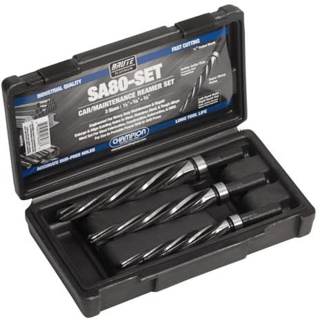 Champion SA80-SET Brute Platinum HSS Maintenance Reamer 3 Piece Set (1/2, 5/8, 3/4)