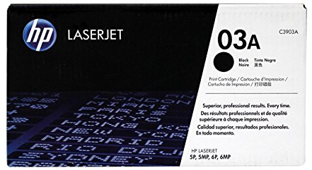 Original Hewlett Packard [HP] C3903A 03A laser toner cartridge