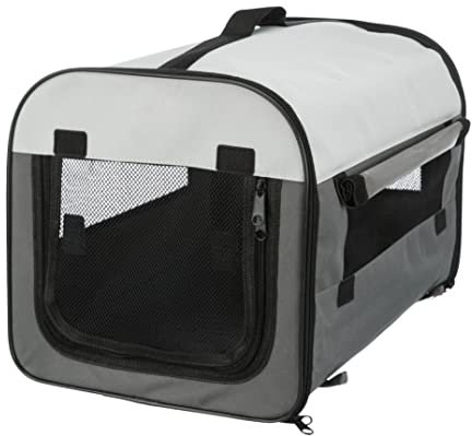 TRIXIE Hundebox Vario, 99x65x71 cm – komfortable Hundebox für kleine bis mittelgroße Hunde – gemütlicher Rückzugsort für deinen Vierbeiner – sicher & hochwertig - 39724